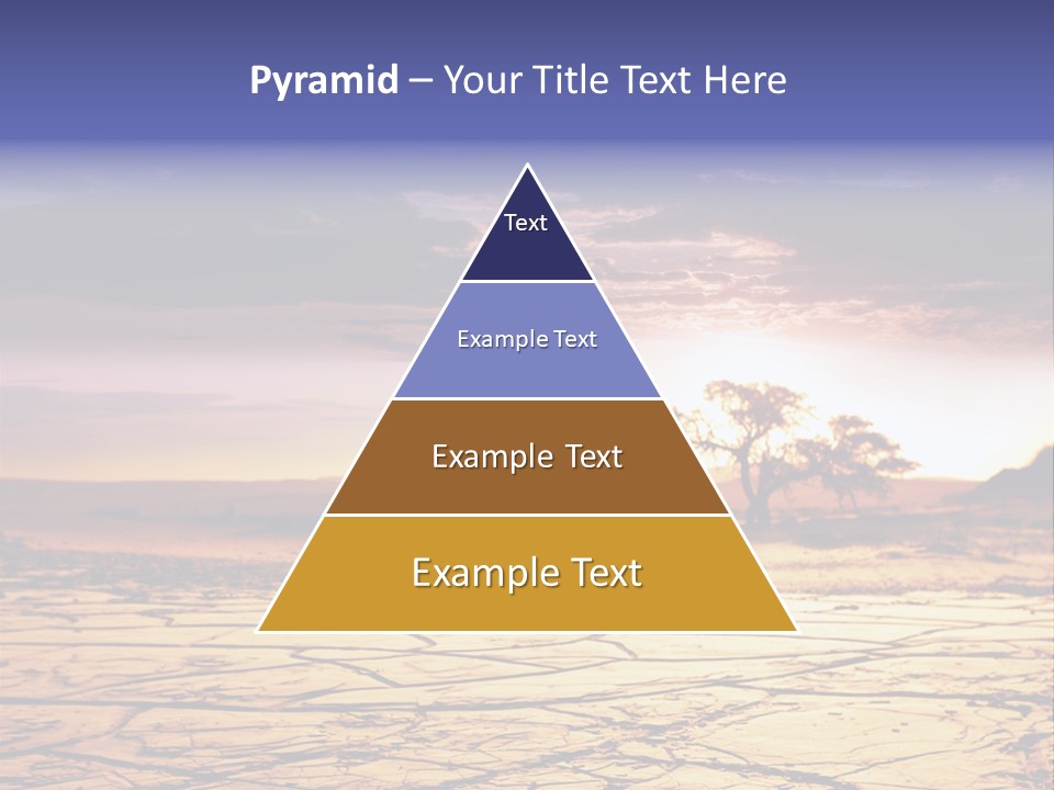 Dry Africa Orange PowerPoint Template