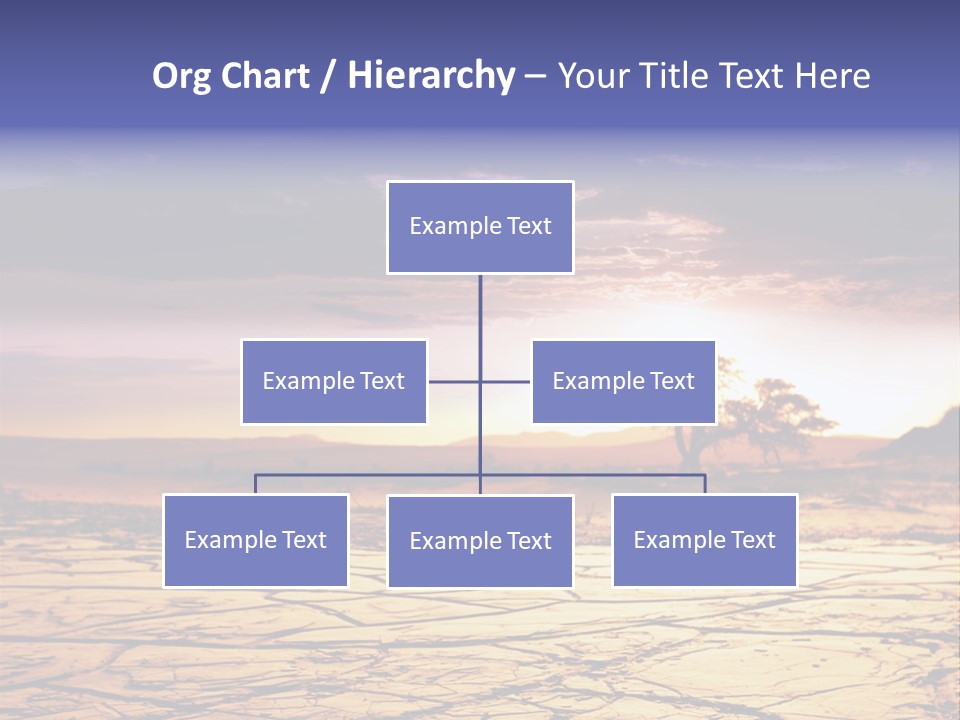 Dry Africa Orange PowerPoint Template