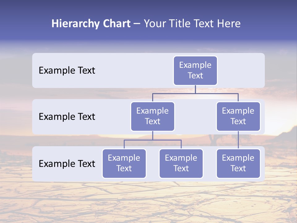 Dry Africa Orange PowerPoint Template