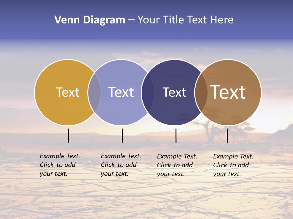 Dry Africa Orange PowerPoint Template