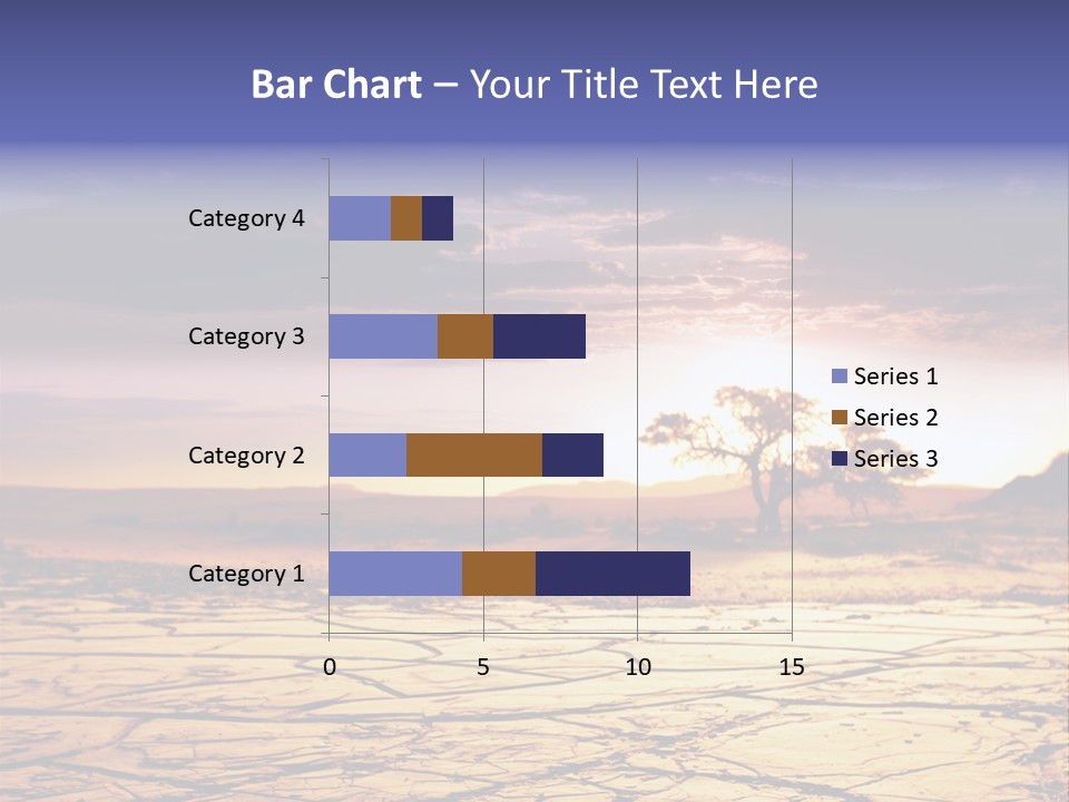 Dry Africa Orange PowerPoint Template