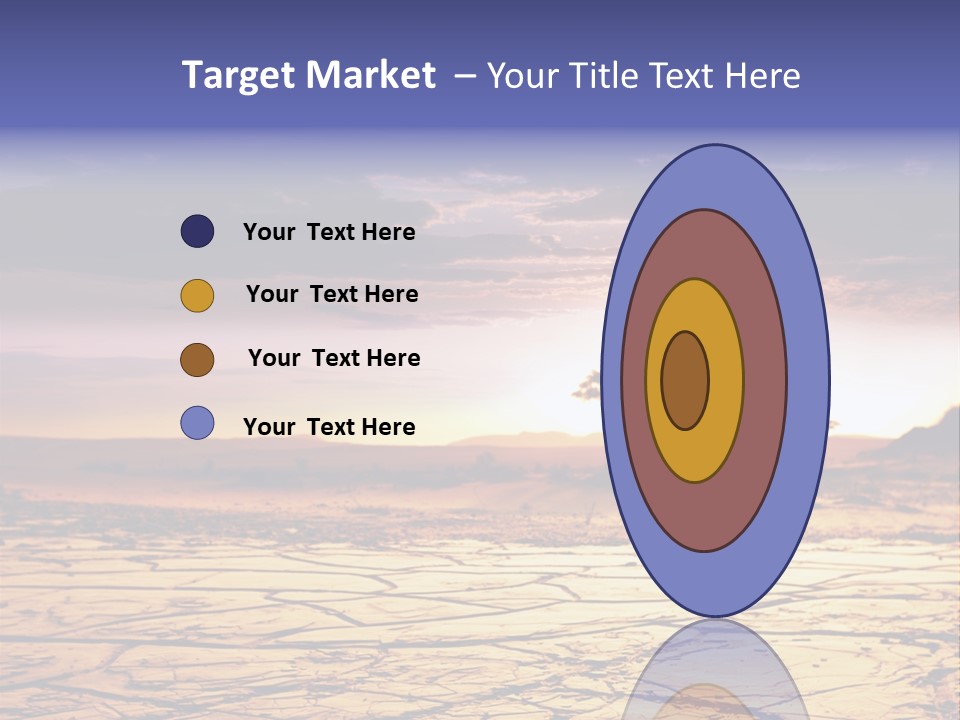 Dry Africa Orange PowerPoint Template