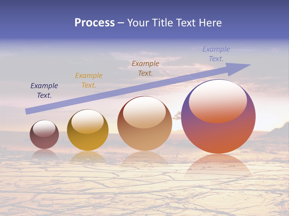 Dry Africa Orange PowerPoint Template