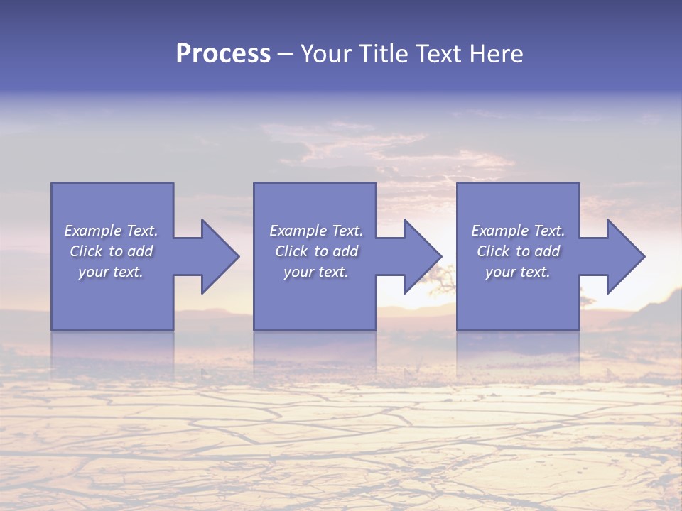 Dry Africa Orange PowerPoint Template