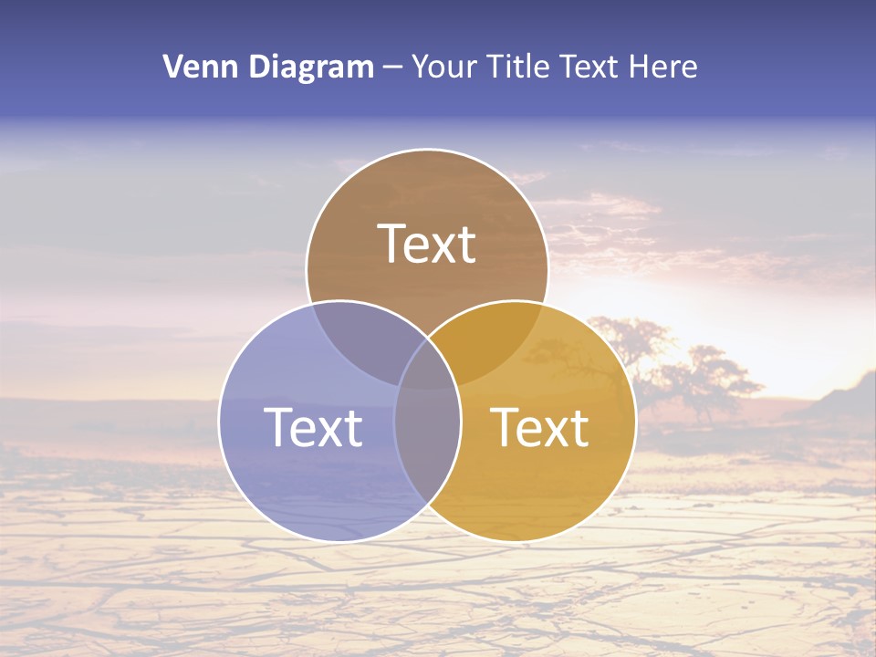 Dry Africa Orange PowerPoint Template