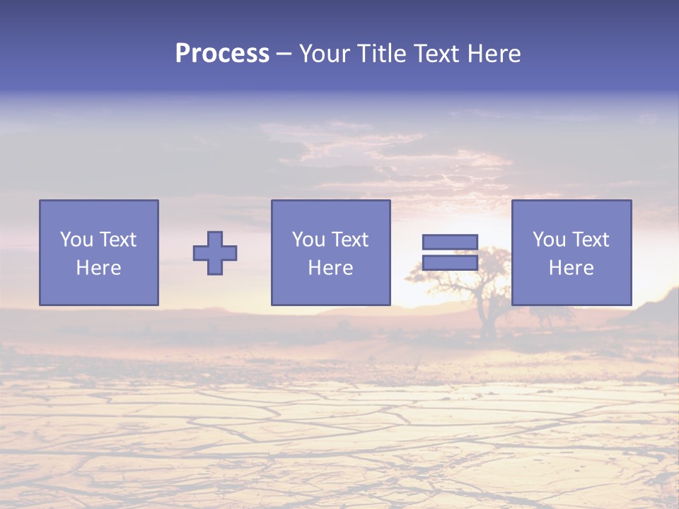 Dry Africa Orange PowerPoint Template