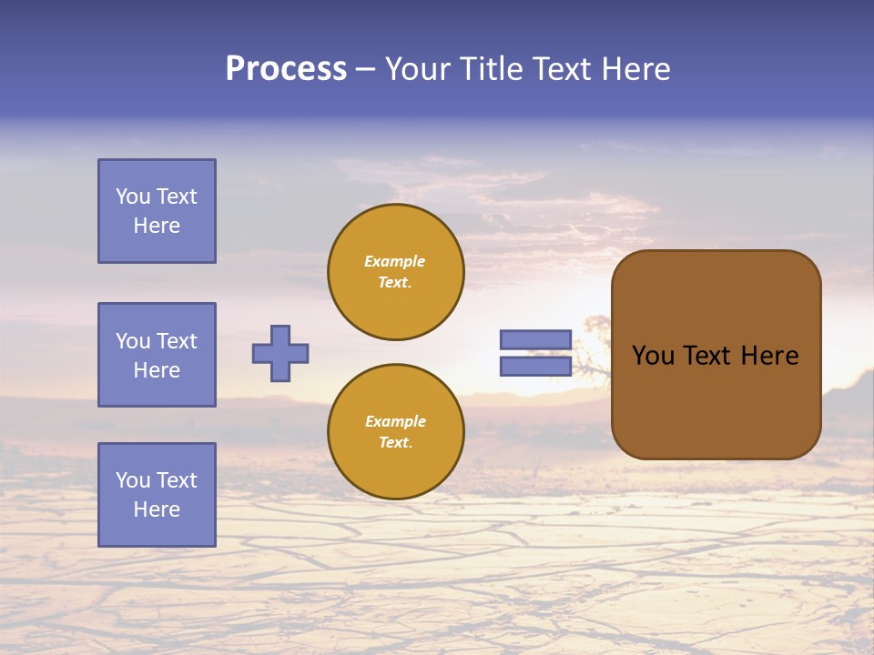 Dry Africa Orange PowerPoint Template