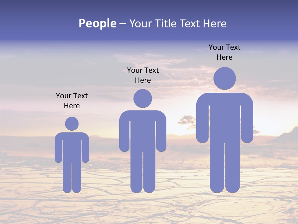 Dry Africa Orange PowerPoint Template