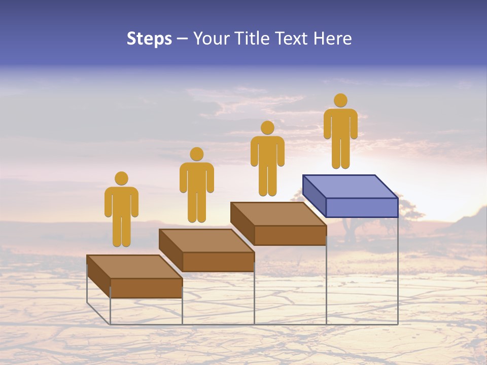 Dry Africa Orange PowerPoint Template