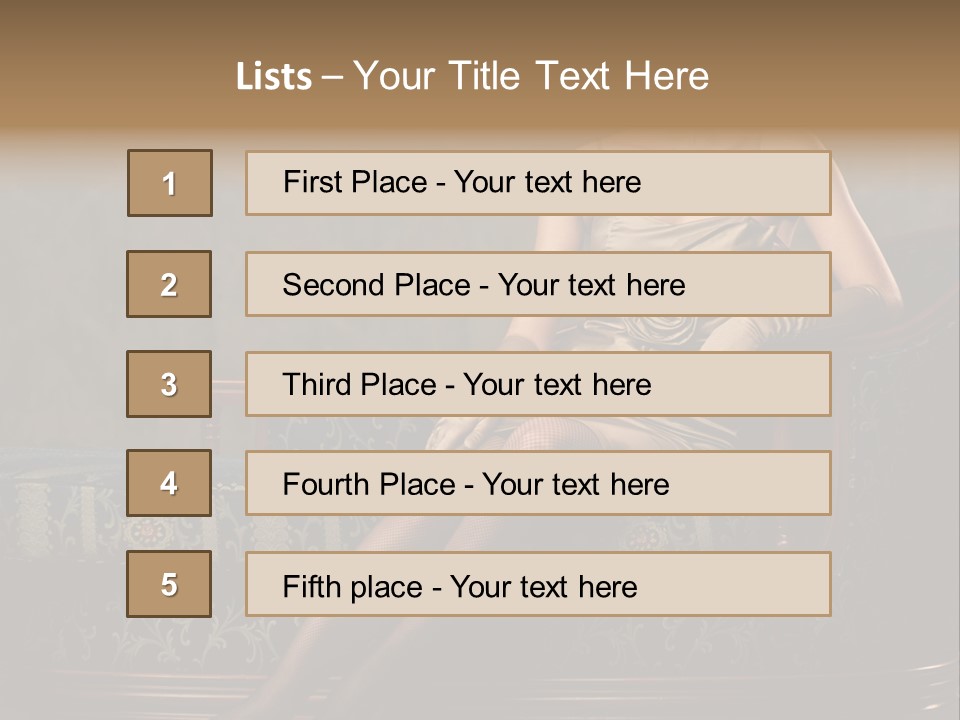 Classic Glamour Cute PowerPoint Template