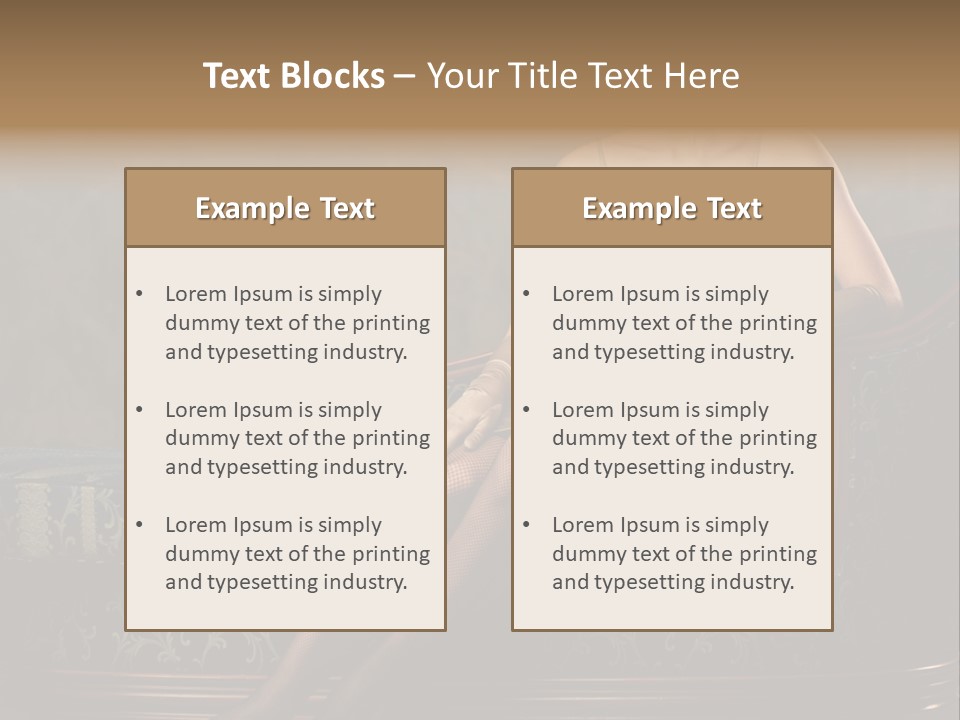 Classic Glamour Cute PowerPoint Template