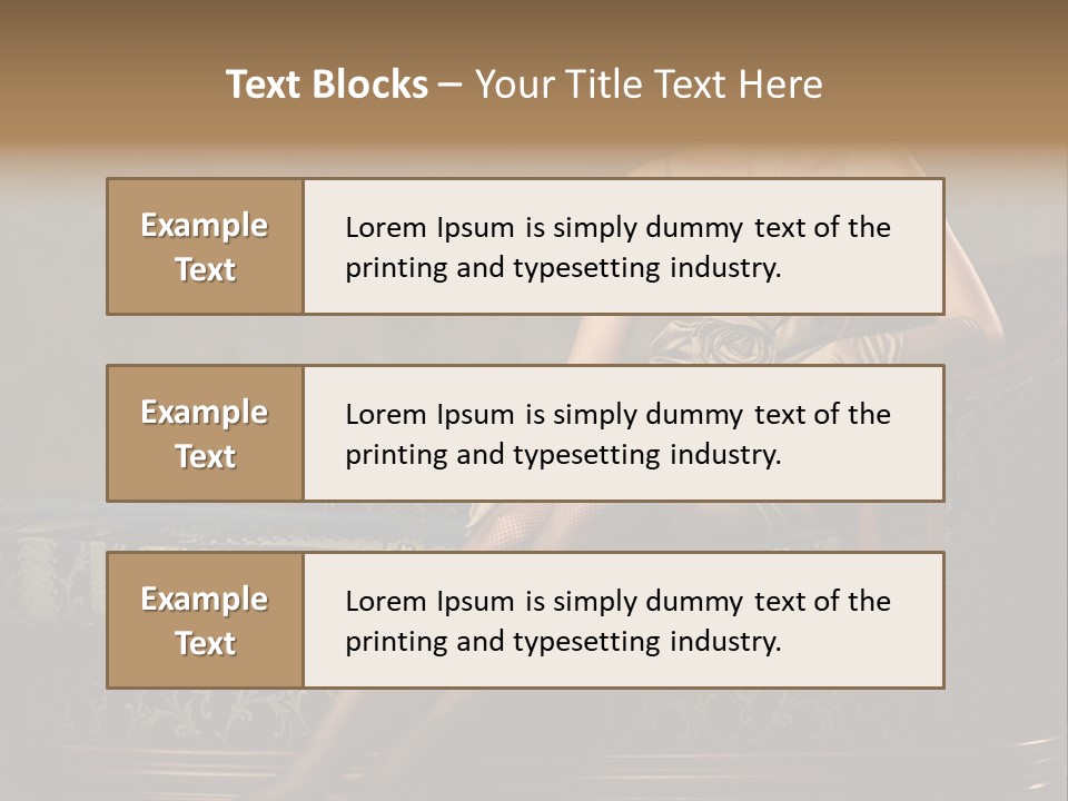 Classic Glamour Cute PowerPoint Template