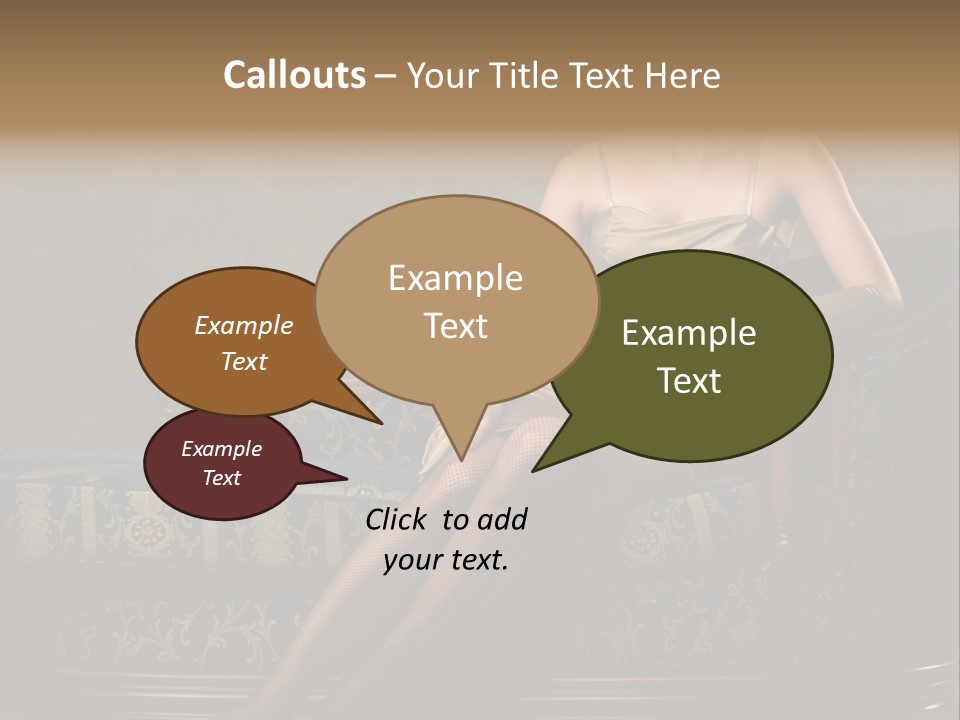 Classic Glamour Cute PowerPoint Template