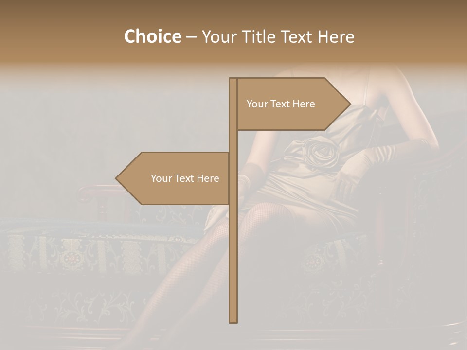 Classic Glamour Cute PowerPoint Template