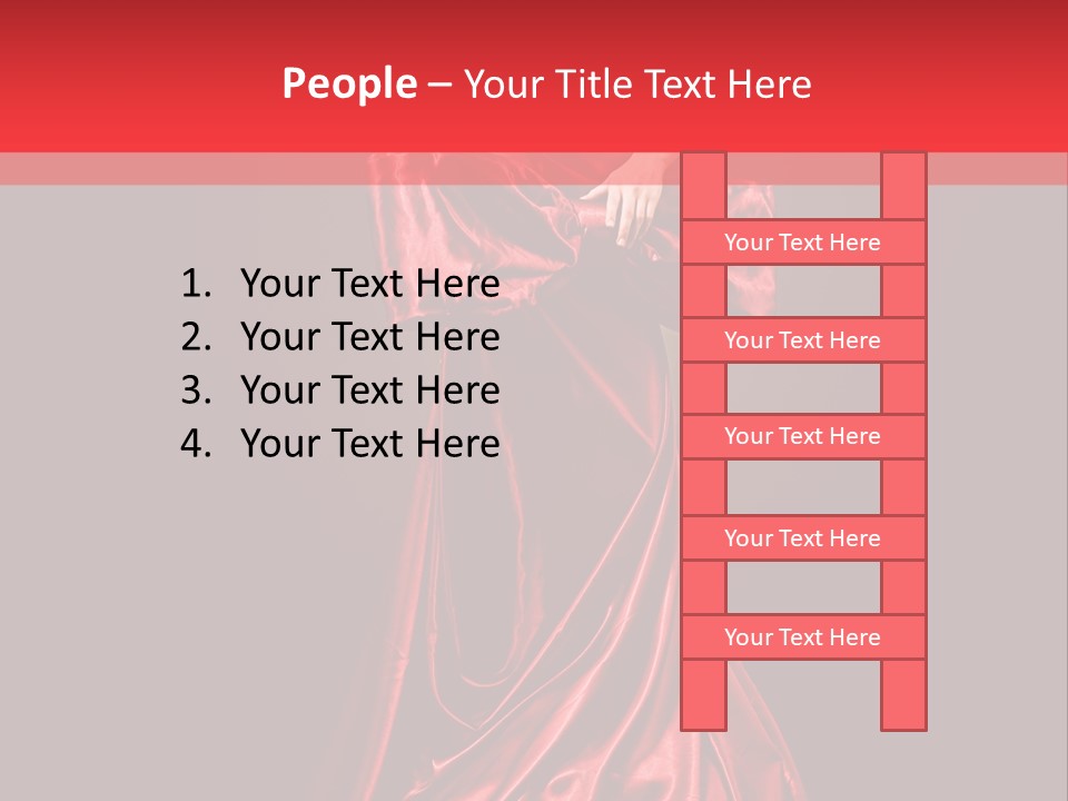 Legs Fashion Lady PowerPoint Template