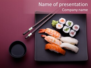 Tuna Seafood Healthy PowerPoint Template