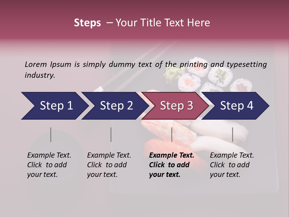 Tuna Seafood Healthy PowerPoint Template