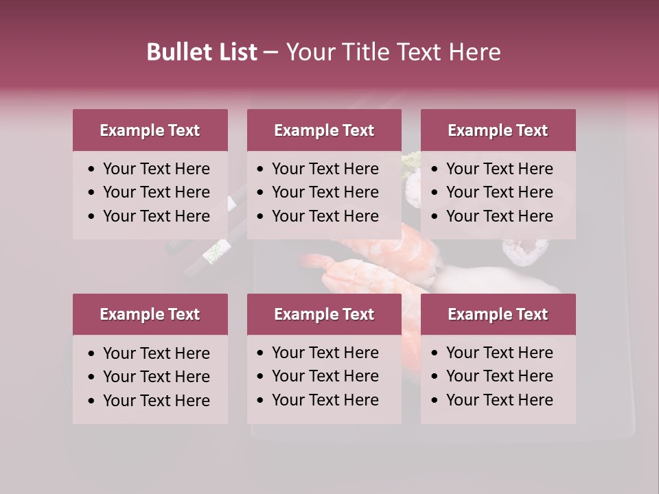 Tuna Seafood Healthy PowerPoint Template