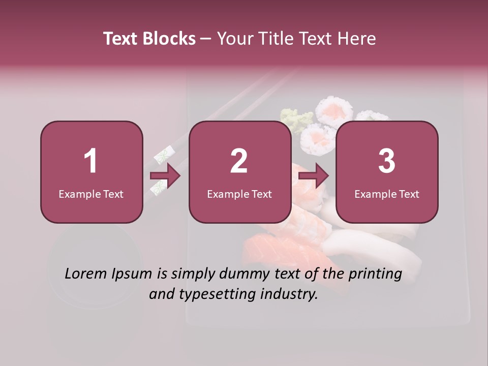 Tuna Seafood Healthy PowerPoint Template