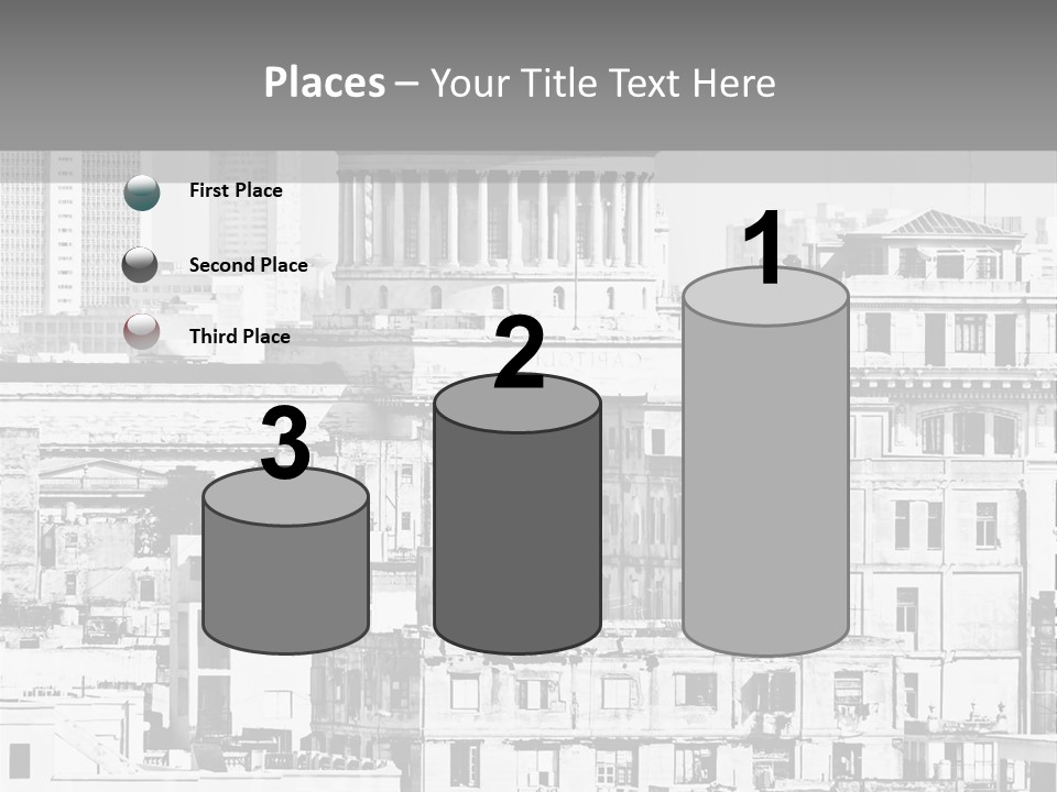 Monochromatic Habana Contrast PowerPoint Template