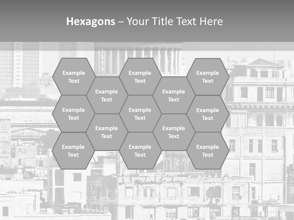 Monochromatic Habana Contrast PowerPoint Template