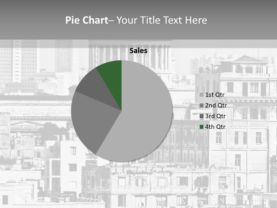Monochromatic Habana Contrast PowerPoint Template