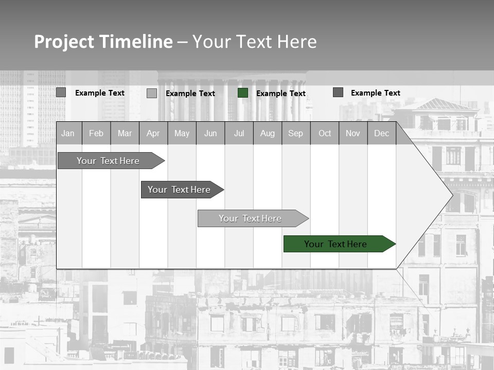 Monochromatic Habana Contrast PowerPoint Template