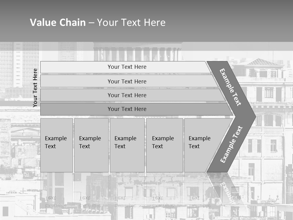 Monochromatic Habana Contrast PowerPoint Template