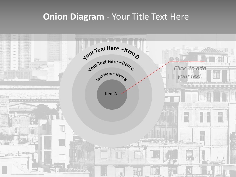 Monochromatic Habana Contrast PowerPoint Template