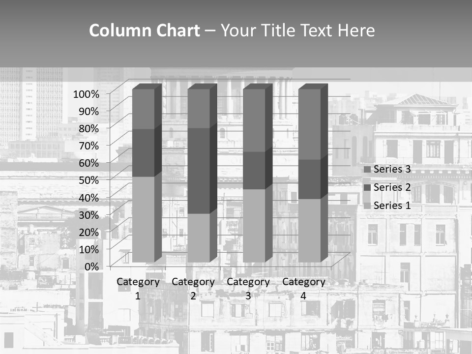 Monochromatic Habana Contrast PowerPoint Template