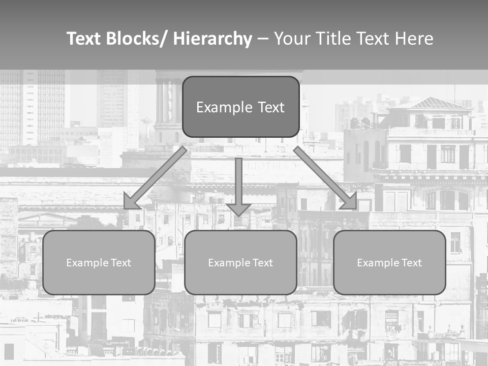 Monochromatic Habana Contrast PowerPoint Template
