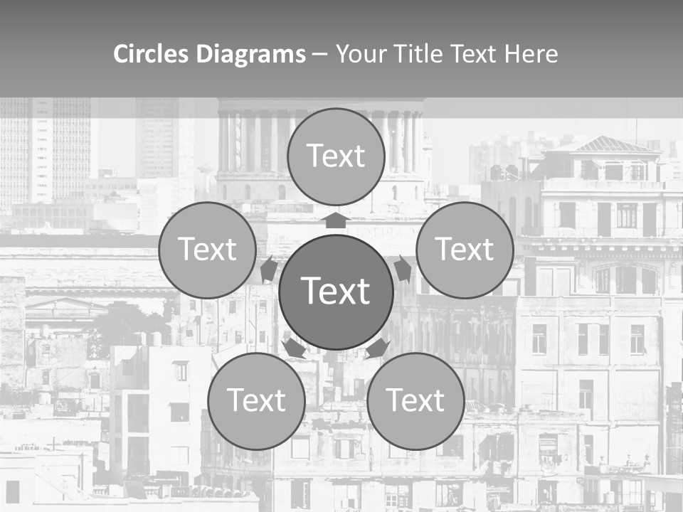 Monochromatic Habana Contrast PowerPoint Template