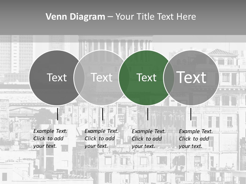 Monochromatic Habana Contrast PowerPoint Template