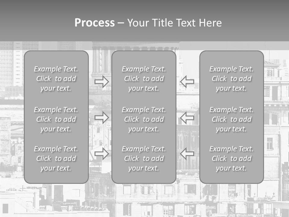Monochromatic Habana Contrast PowerPoint Template