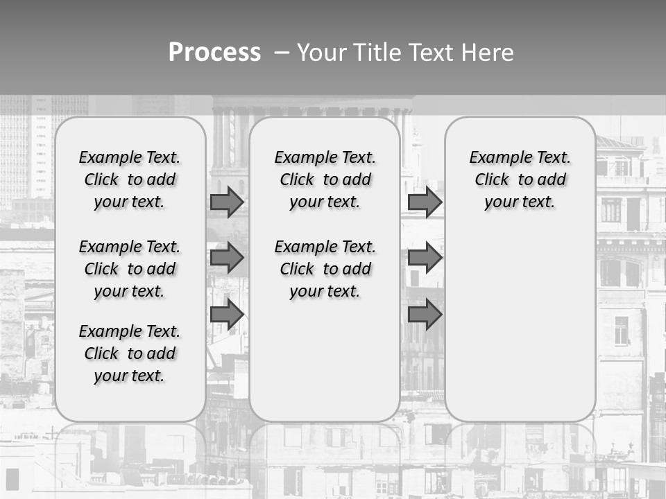 Monochromatic Habana Contrast PowerPoint Template