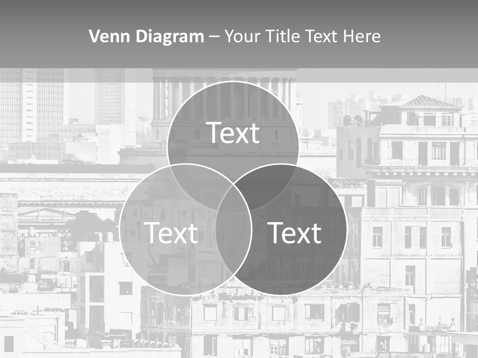 Monochromatic Habana Contrast PowerPoint Template