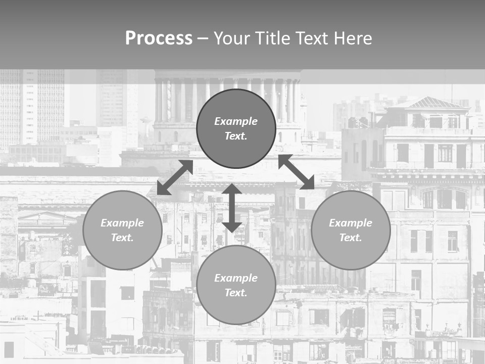 Monochromatic Habana Contrast PowerPoint Template