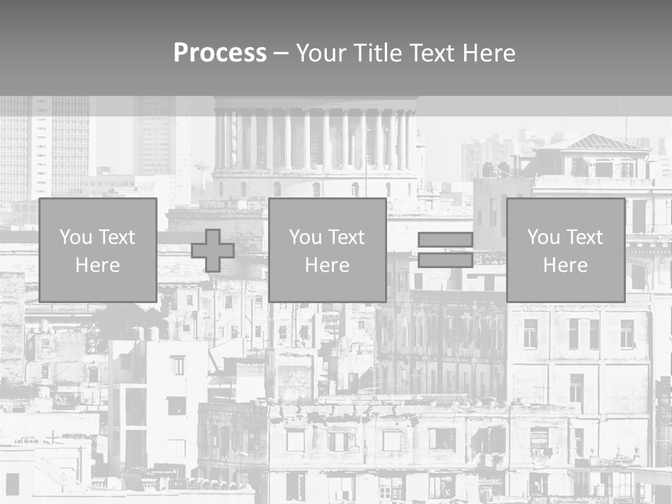 Monochromatic Habana Contrast PowerPoint Template