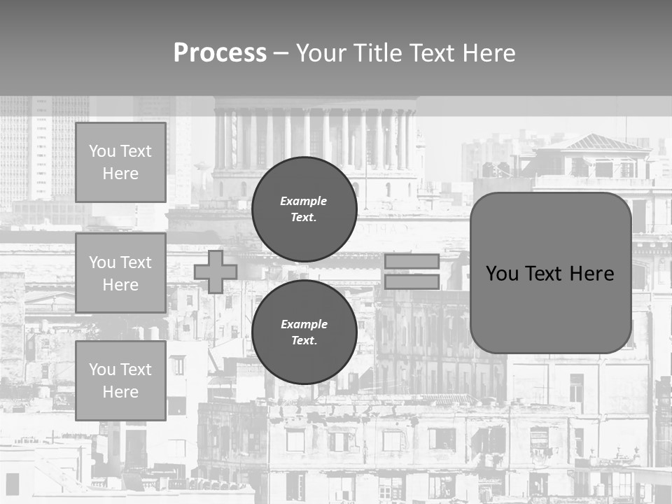 Monochromatic Habana Contrast PowerPoint Template