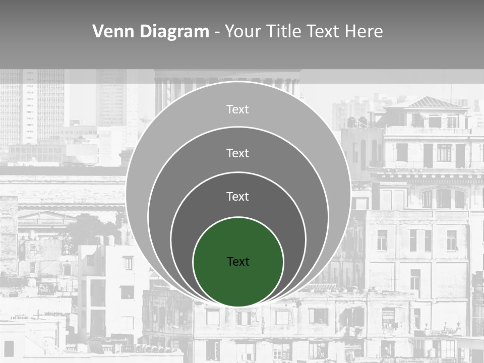 Monochromatic Habana Contrast PowerPoint Template