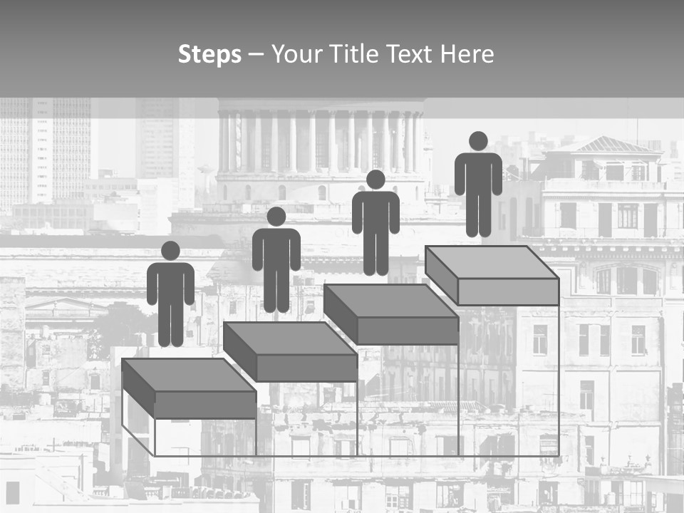 Monochromatic Habana Contrast PowerPoint Template