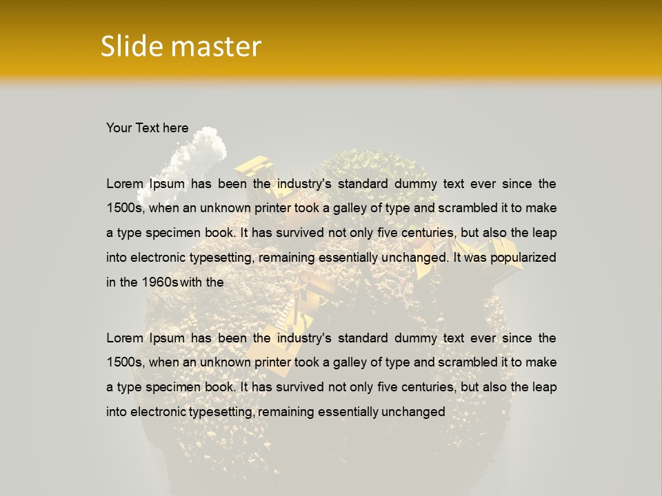 Growth Recycling Threat PowerPoint Template