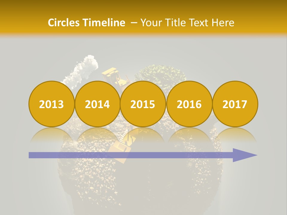 Growth Recycling Threat PowerPoint Template