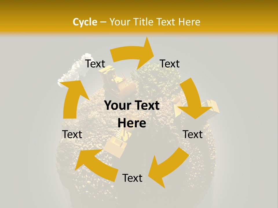 Growth Recycling Threat PowerPoint Template