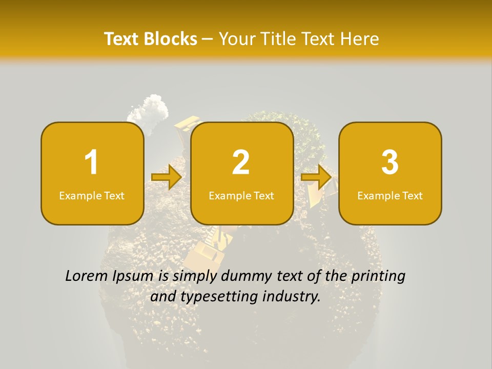 Growth Recycling Threat PowerPoint Template