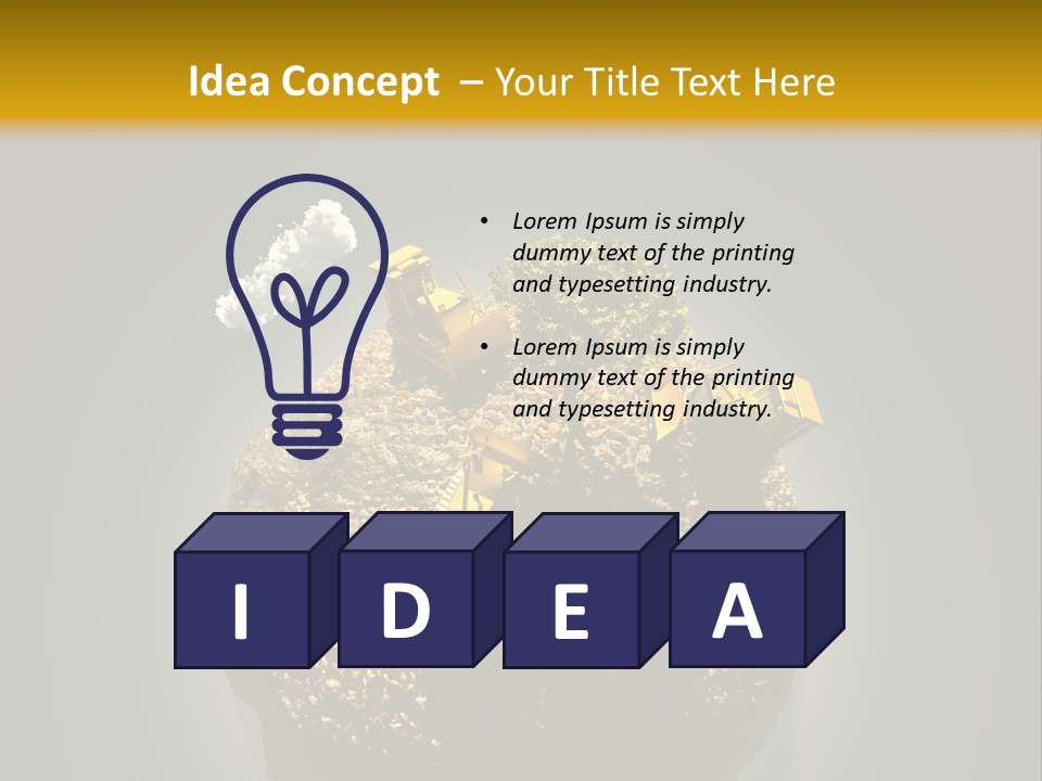 Growth Recycling Threat PowerPoint Template