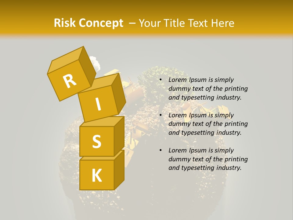 Growth Recycling Threat PowerPoint Template