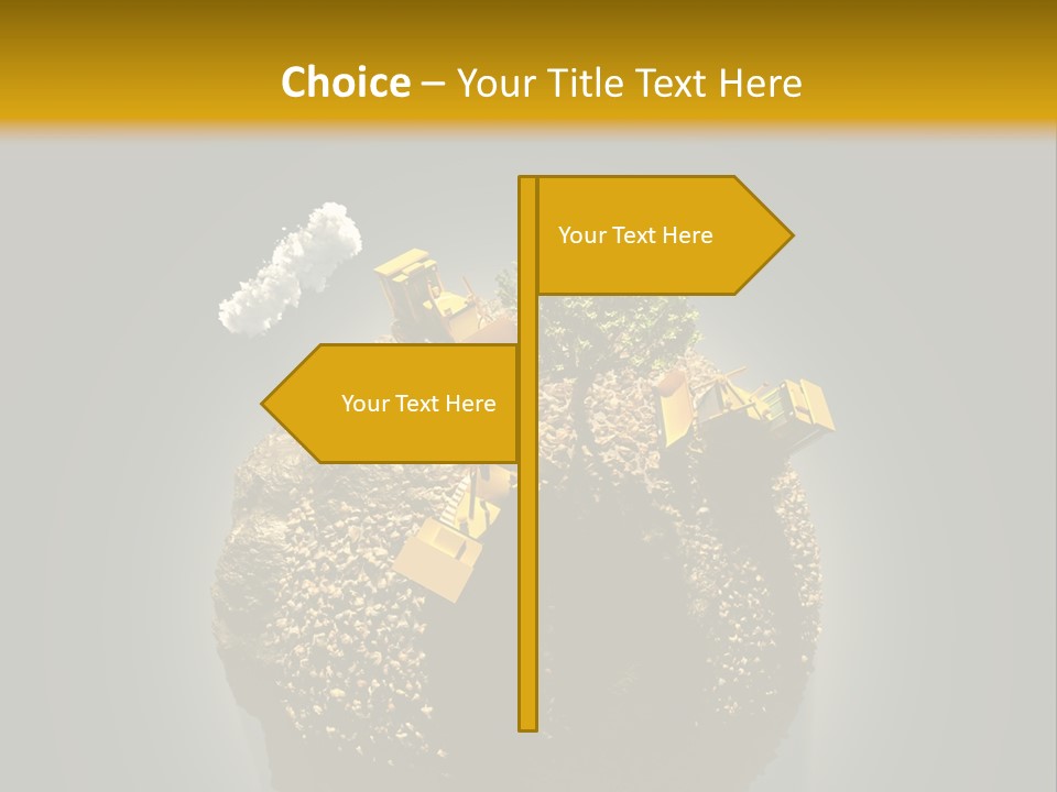Growth Recycling Threat PowerPoint Template
