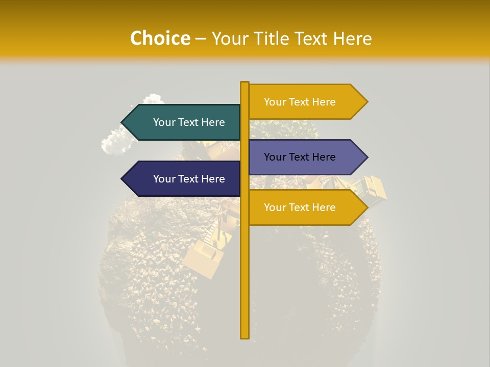 Growth Recycling Threat PowerPoint Template