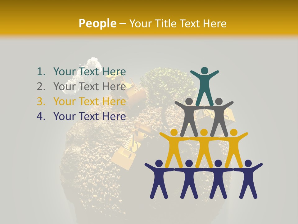 Growth Recycling Threat PowerPoint Template